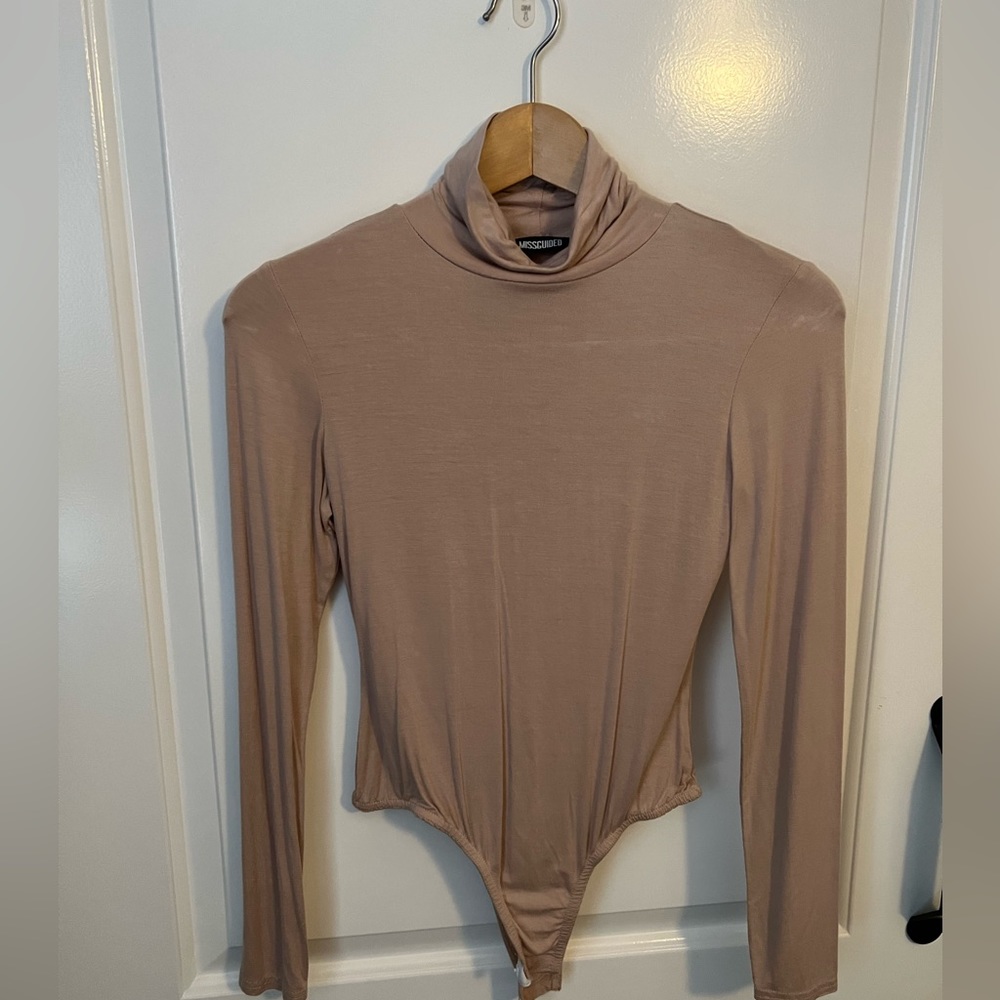 Misguided Long Sleeve Turtle Neck Bodysuit